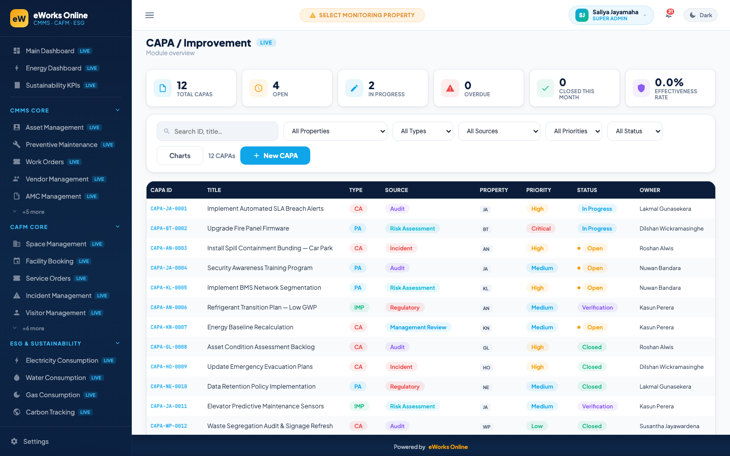 CAPA / Improvement