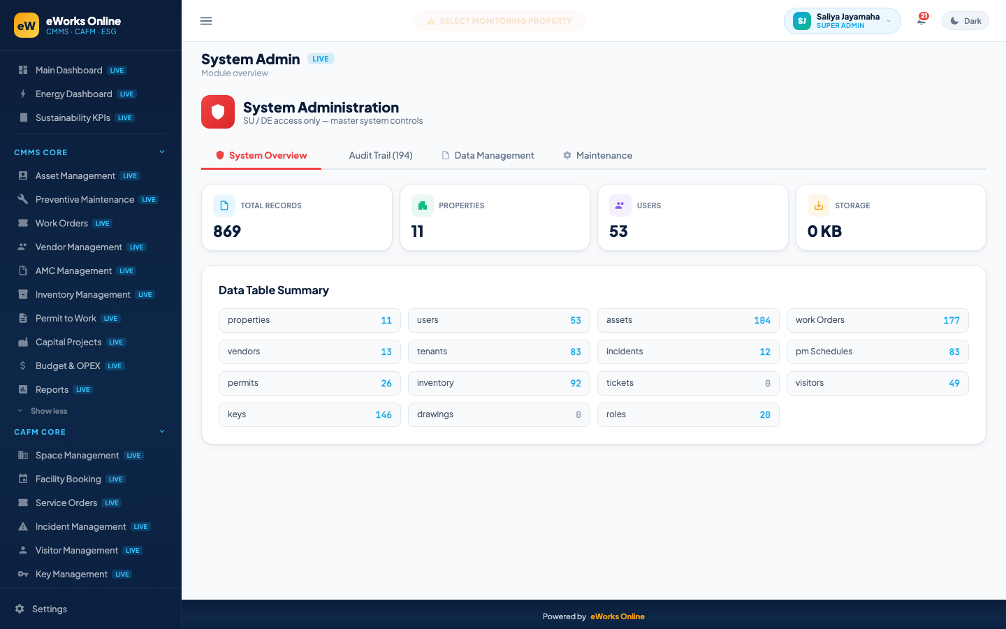 System Admin