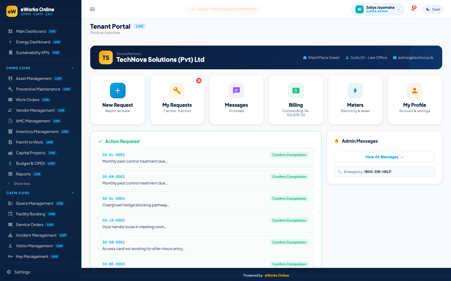 Tenant Portal