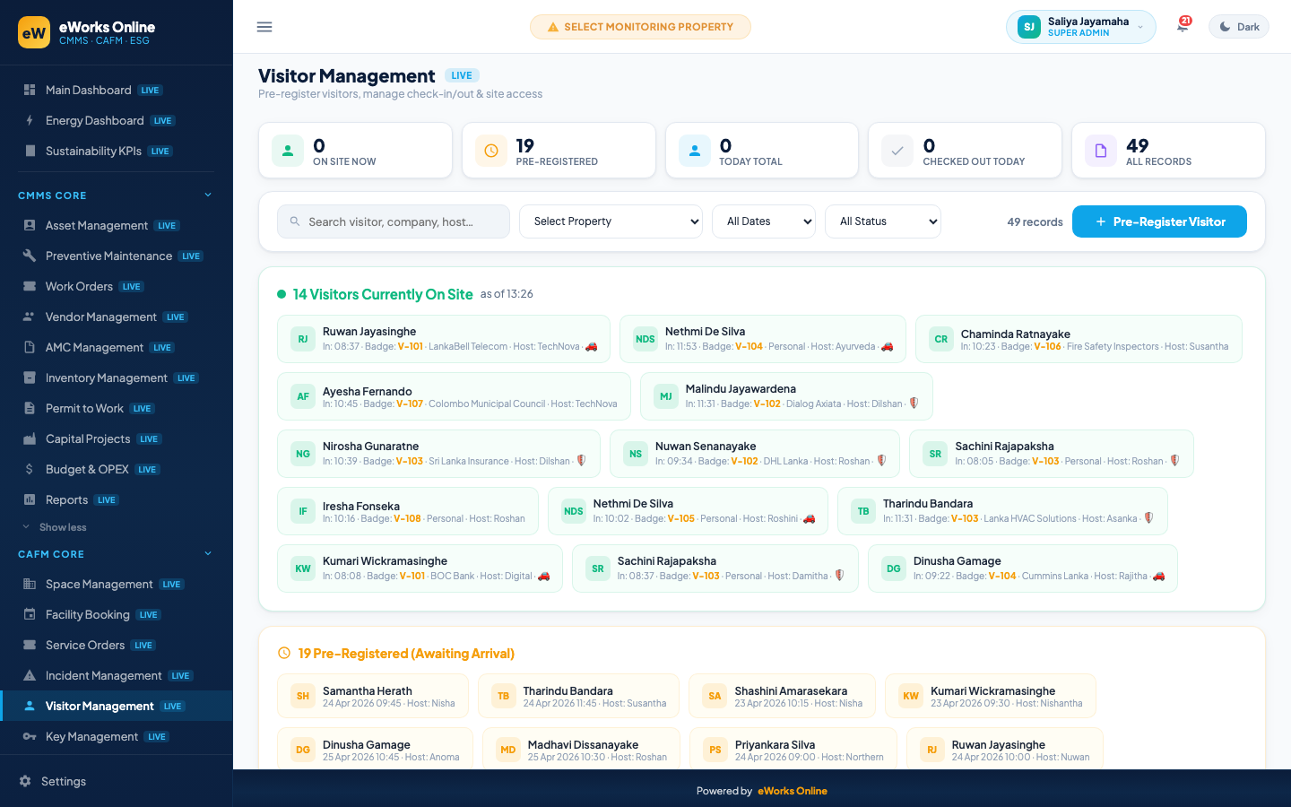 Visitor Management